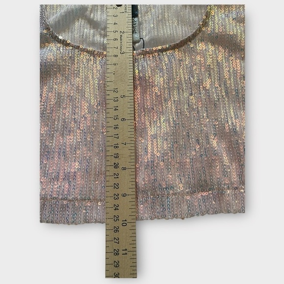 FP X EastNWestLabel Sheer Sequin Boxy Cami - Picture 8 of 10